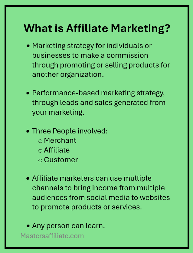 Affiliate marketing