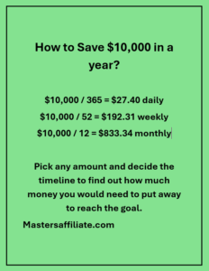Savings timeline